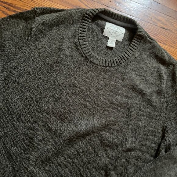 Vintage St Johns Bay Knitted Brown Fisherman Sweater Men's Size XXL - Picture 2 of 6